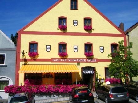 Hotel Pension Schwarzer Adler ナプブルク エクステリア 写真